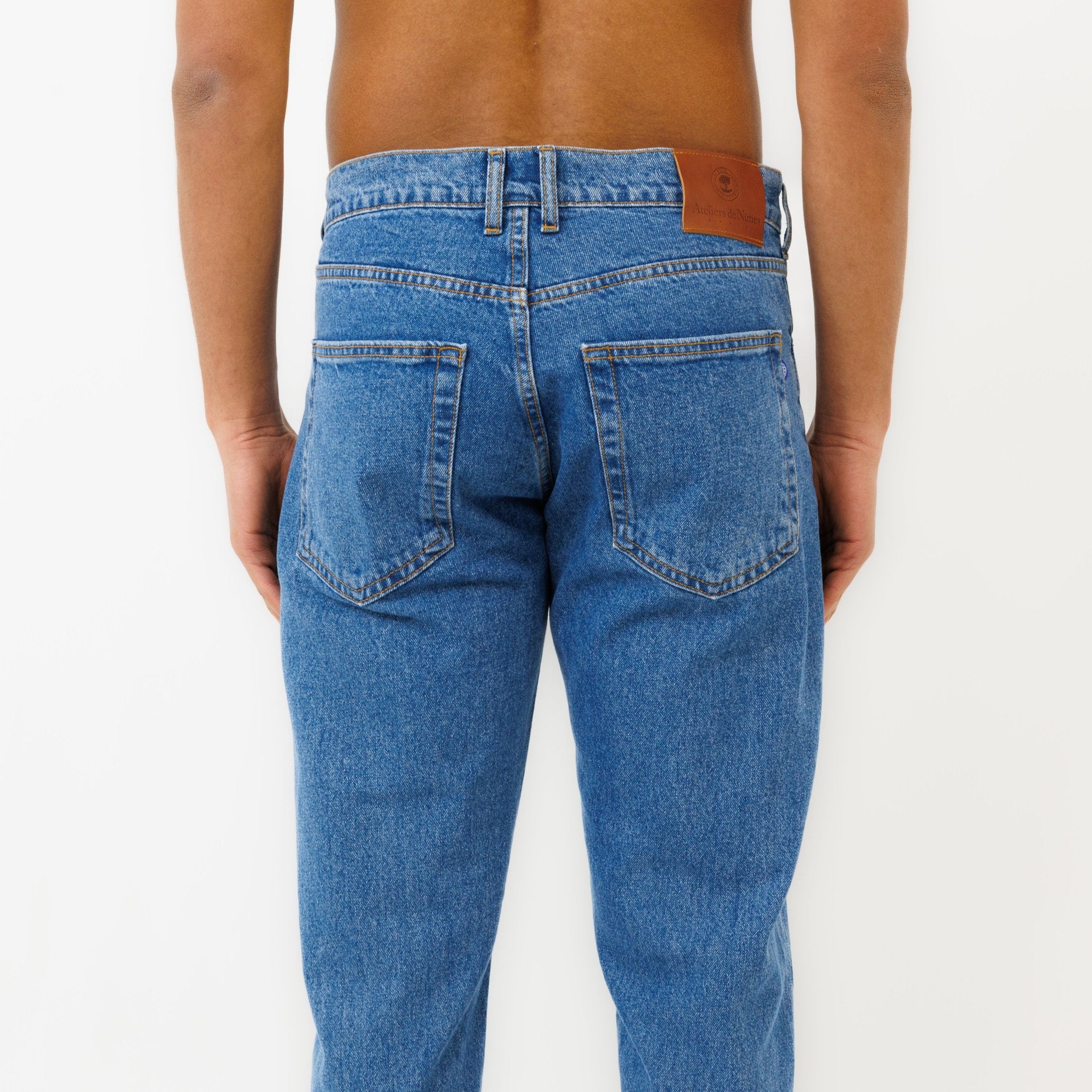 Jeans DN.20 Coupe Droite Bleu 3 Ans - Ateliers de Nîmes
