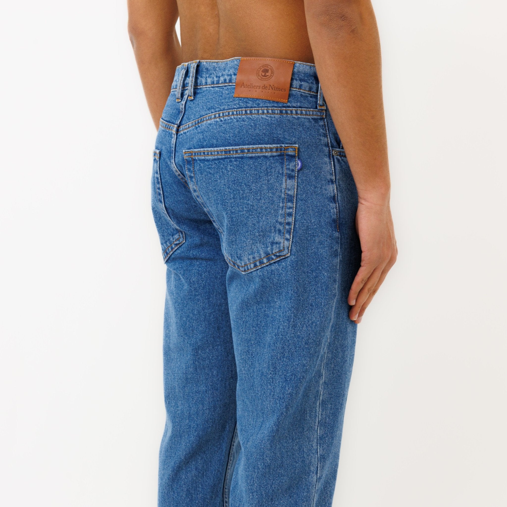 Jeans DN.20 Coupe Droite Bleu 3 Ans - Ateliers de Nîmes
