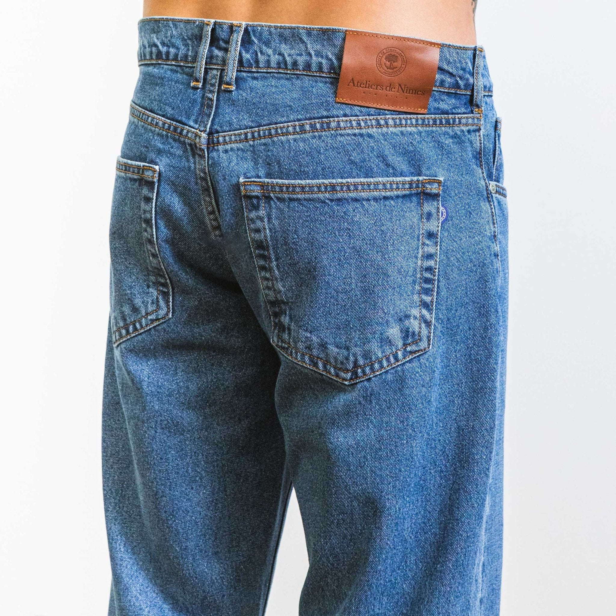 Jeans DN.20 _ Coupe droite Bleu 3 Ans - Ateliers de Nîmes