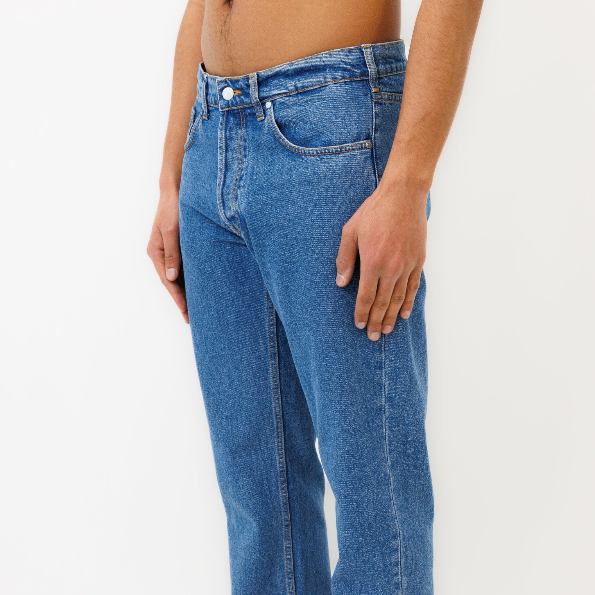 Jeans DN.20 Coupe Droite Bleu 3 Ans - Ateliers de Nîmes