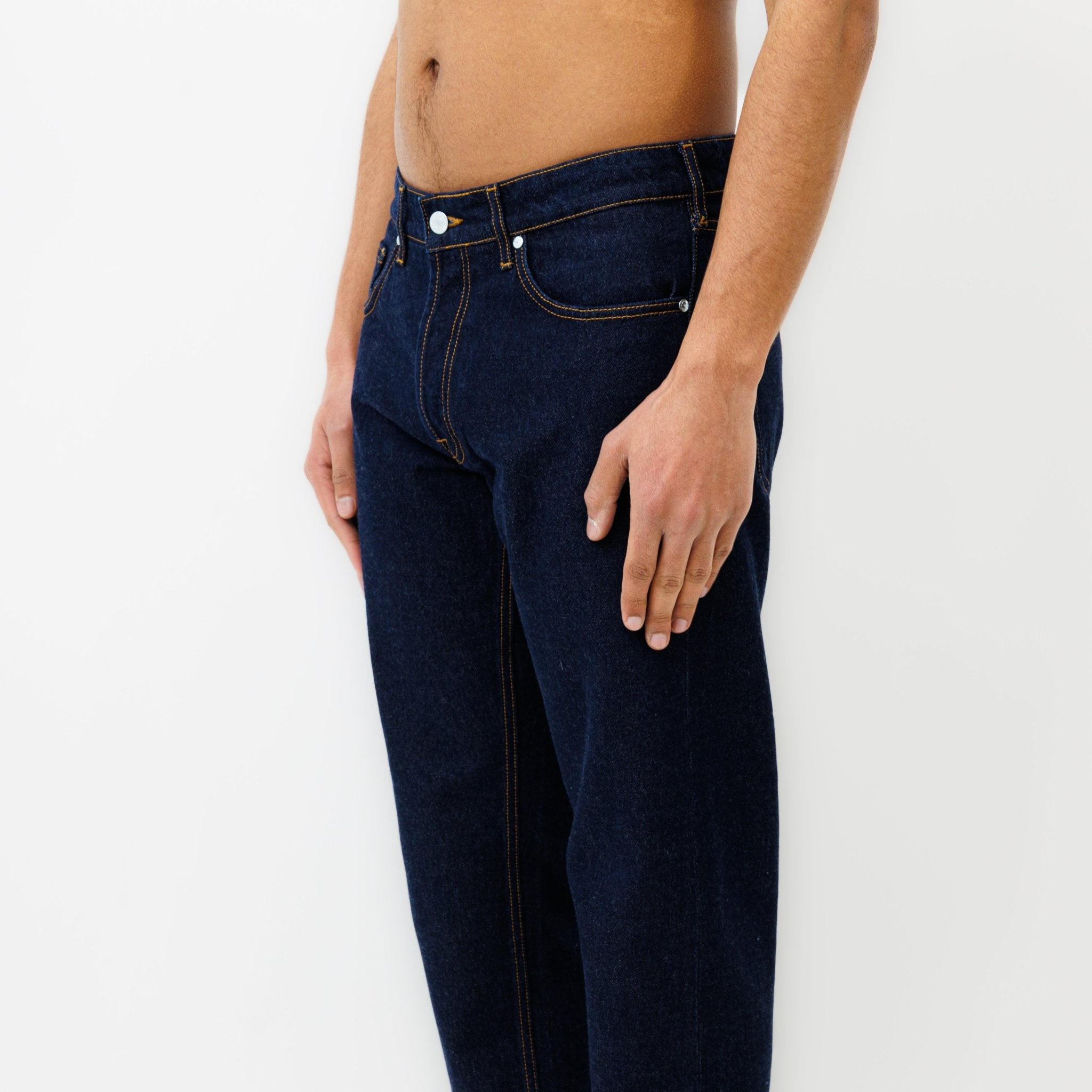 Jeans DN.20 Coupe Droite Bleu Un Lavage - Ateliers de Nîmes