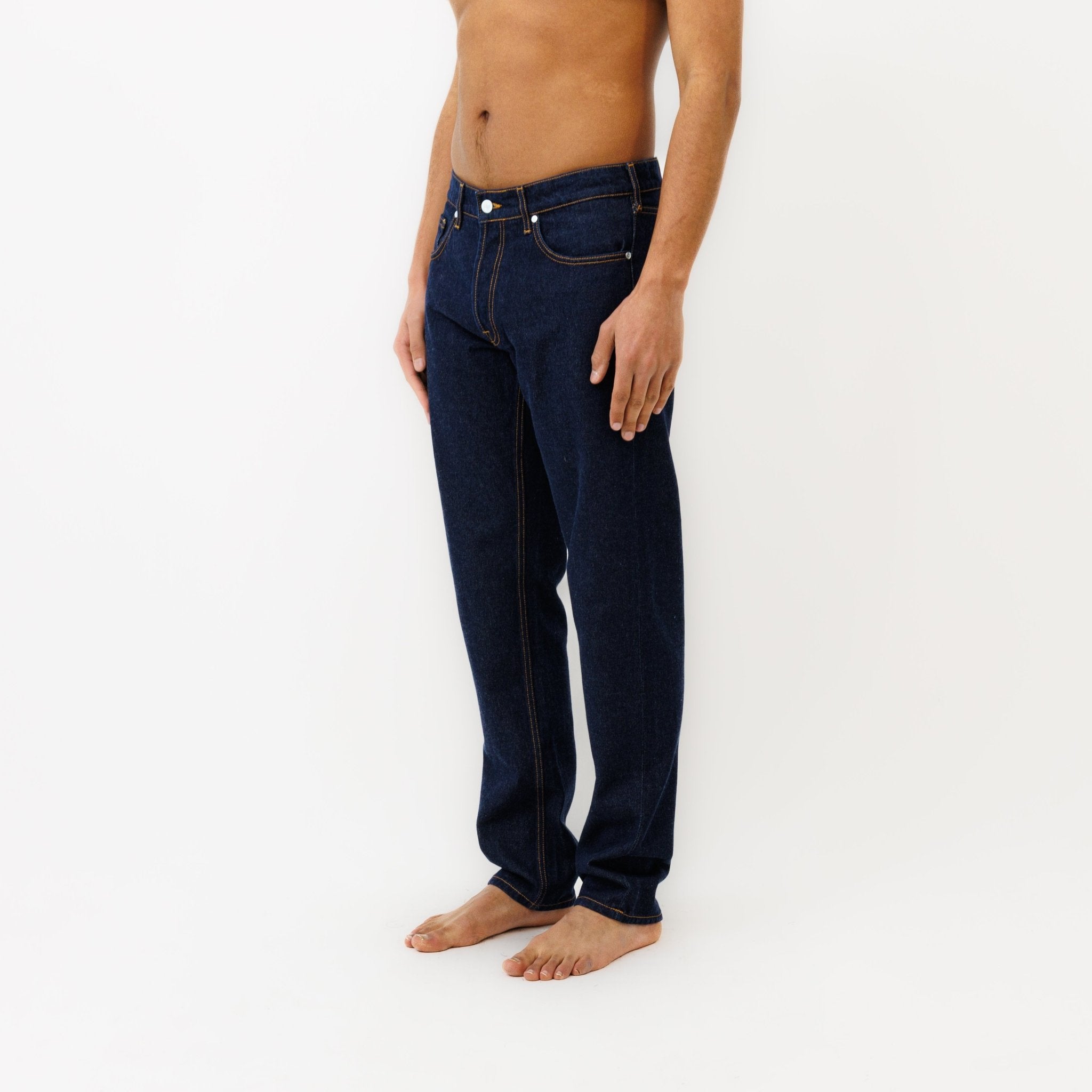 Jeans DN.20 Coupe Droite Bleu Un Lavage - Ateliers de Nîmes