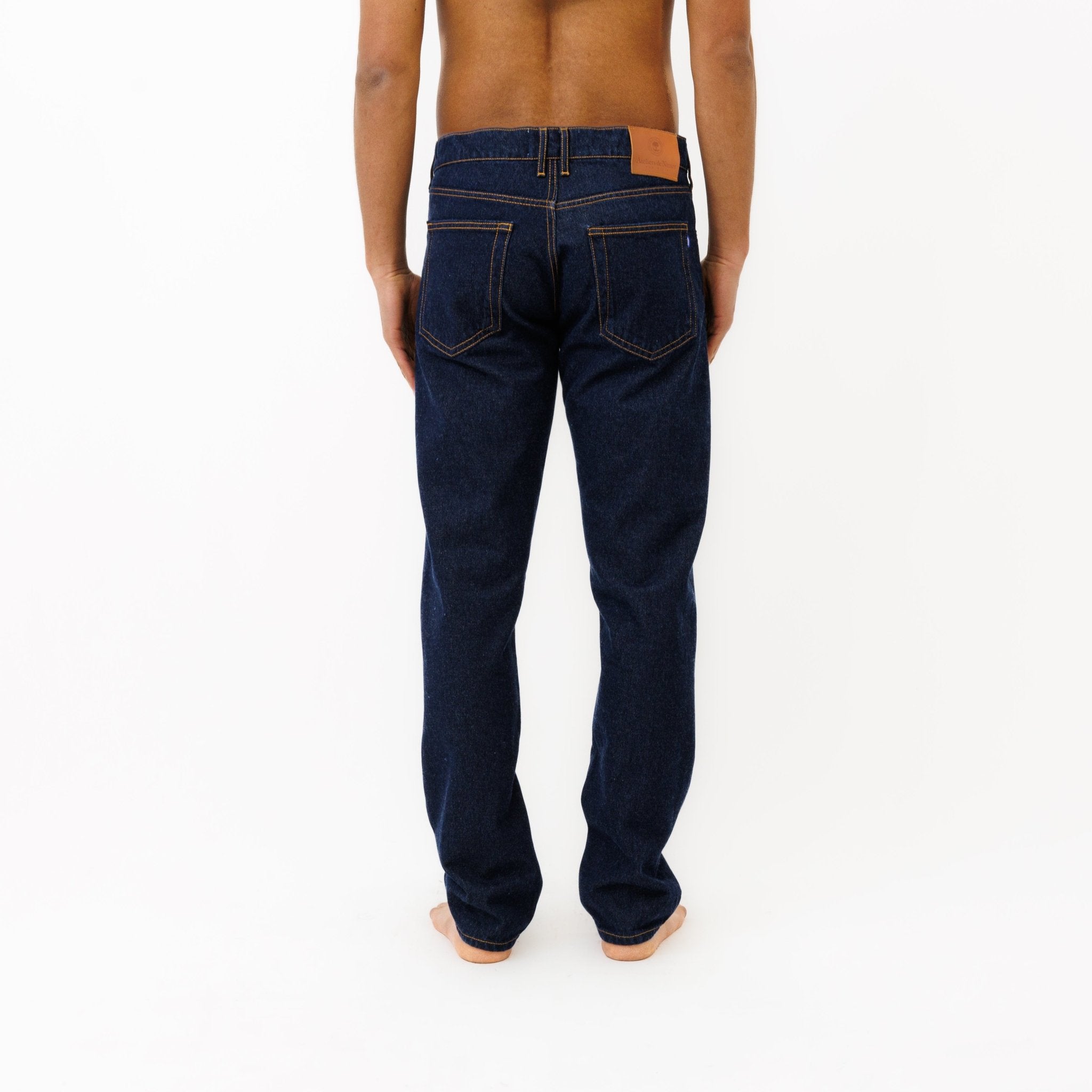 Jeans DN.20 Coupe Droite Bleu Un Lavage - Ateliers de Nîmes