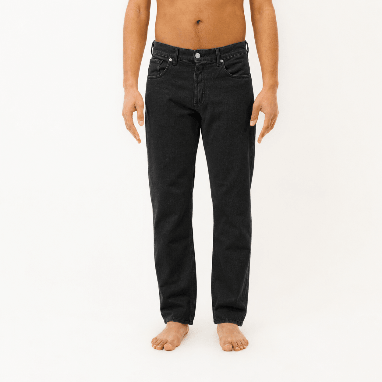 Jeans DN.20 Coupe Droite Noir - Ateliers de Nîmes