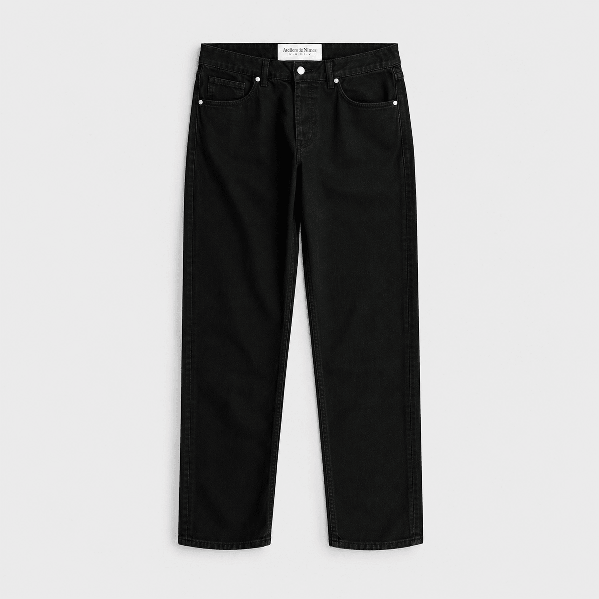 Jeans DN.20 Coupe Droite Noir - Ateliers de Nîmes