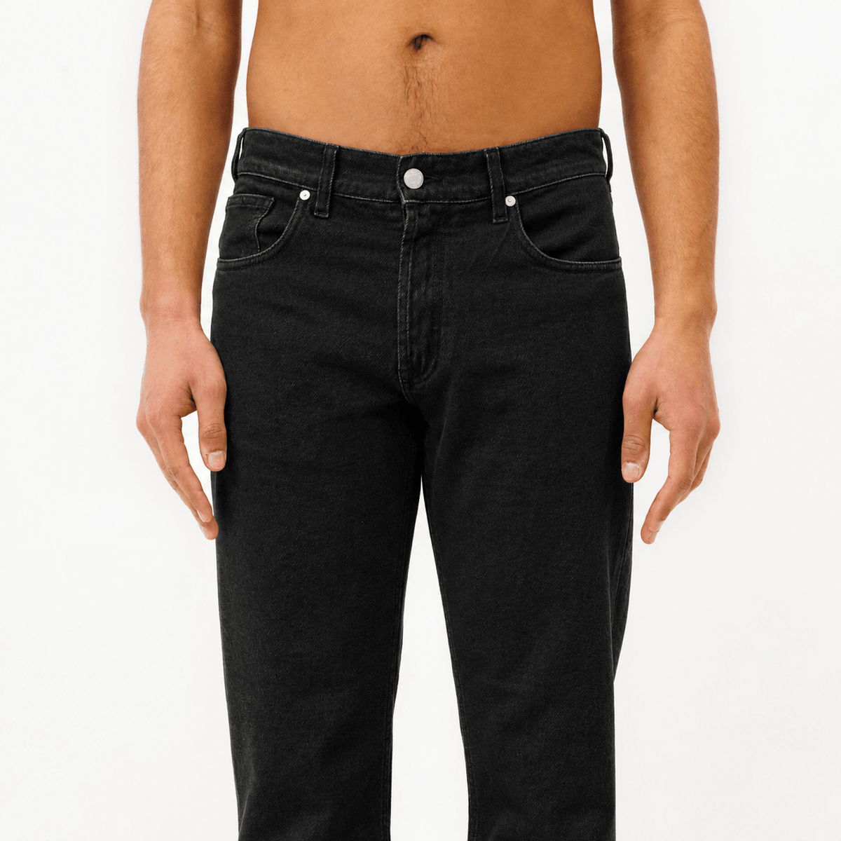 Jeans DN.20 Coupe Droite Noir - Ateliers de Nîmes
