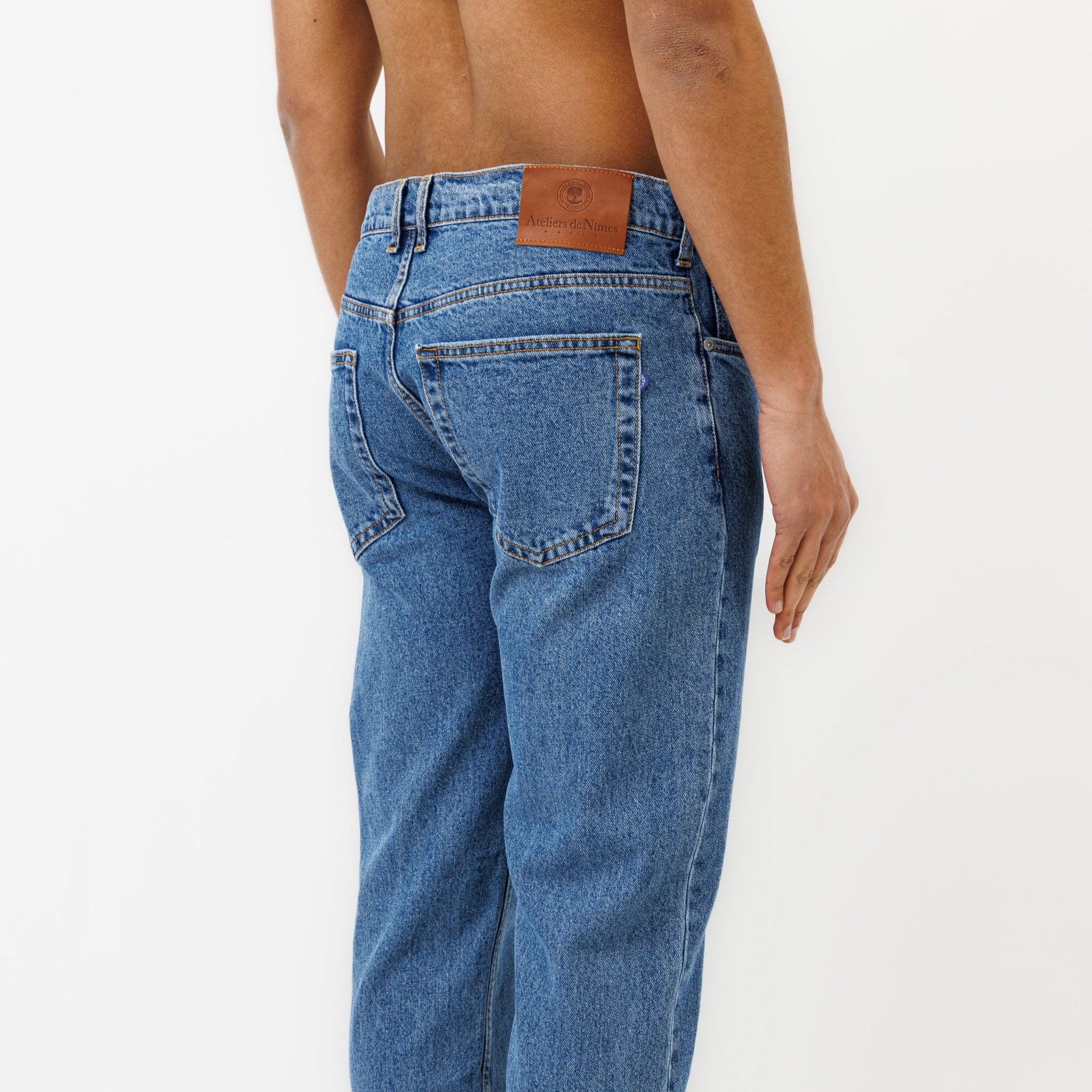 Jeans DN.30 Coupe Droite Ajustée Bleu 3 Ans - Ateliers de Nîmes
