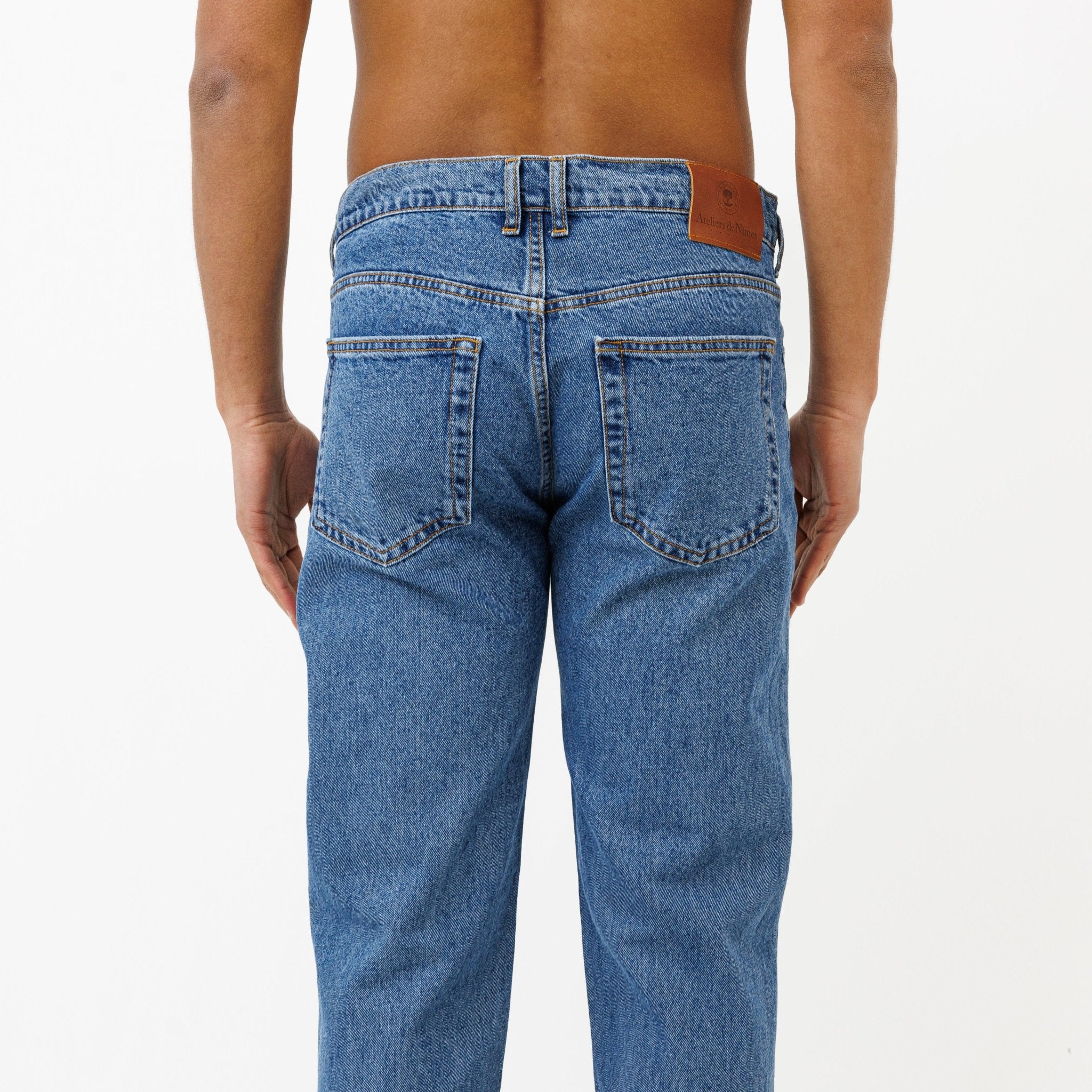 Jeans DN.30 Coupe Droite Ajustée Bleu 3 Ans - Ateliers de Nîmes