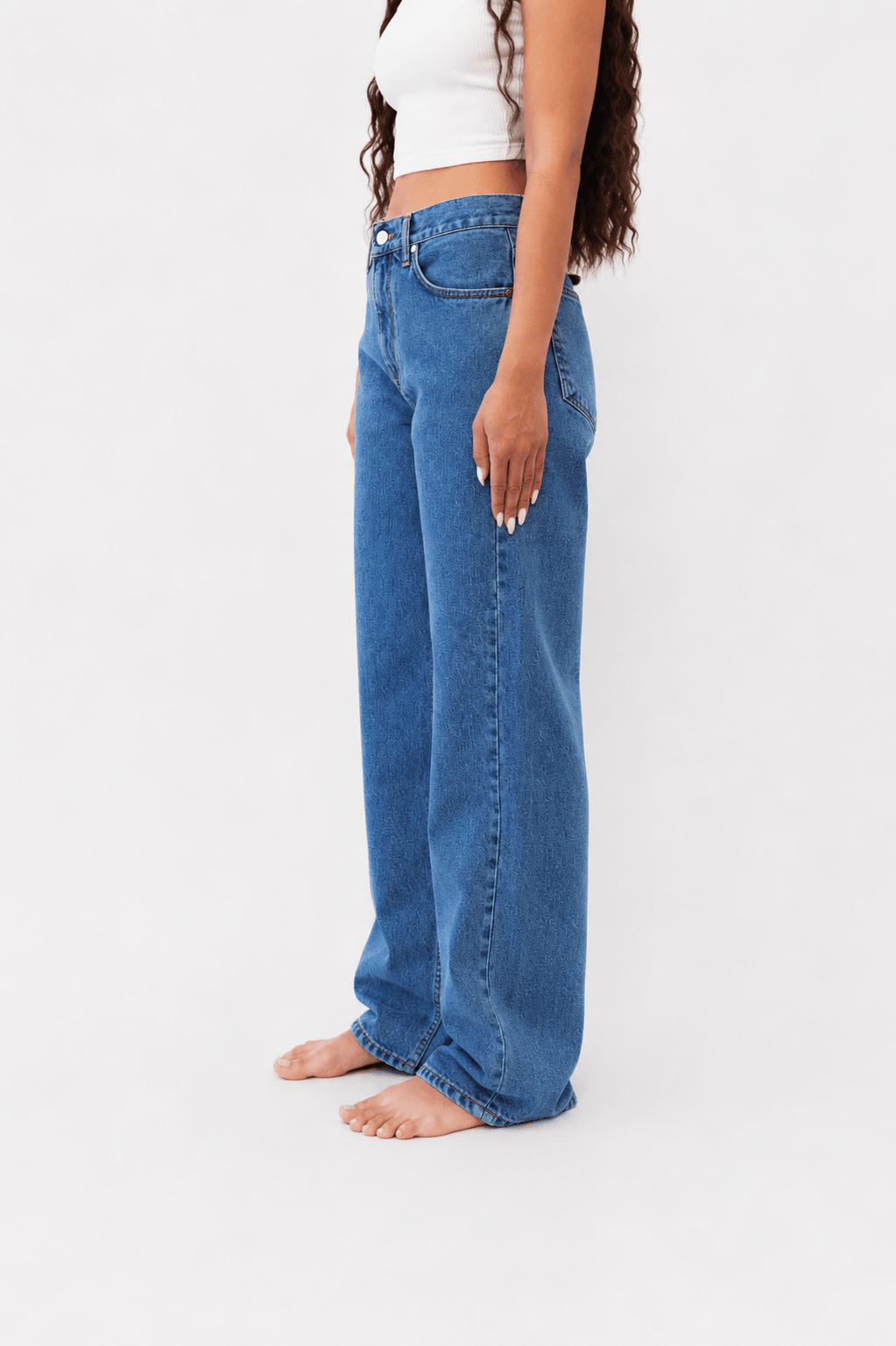 Jeans DN.65 _ Coupe Droite ajustée / Bleu Trois ans - Ateliers de Nîmes