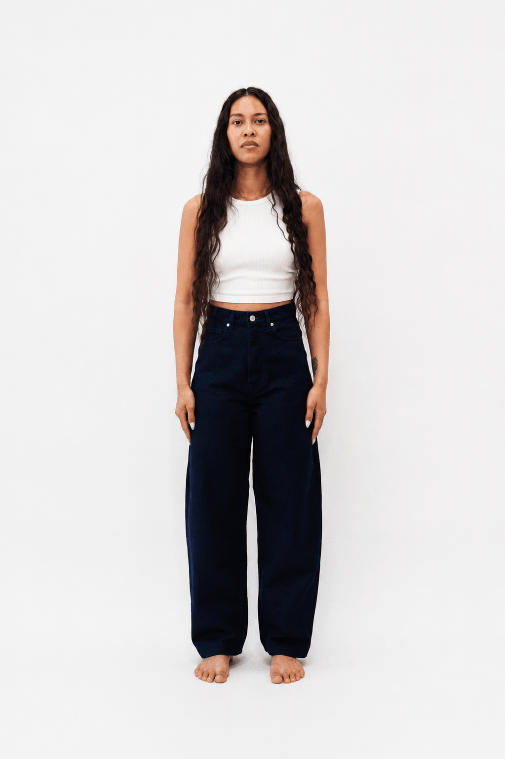 Jeans DN.88 Coupe Ballon Double Indigo - Ateliers de Nîmes