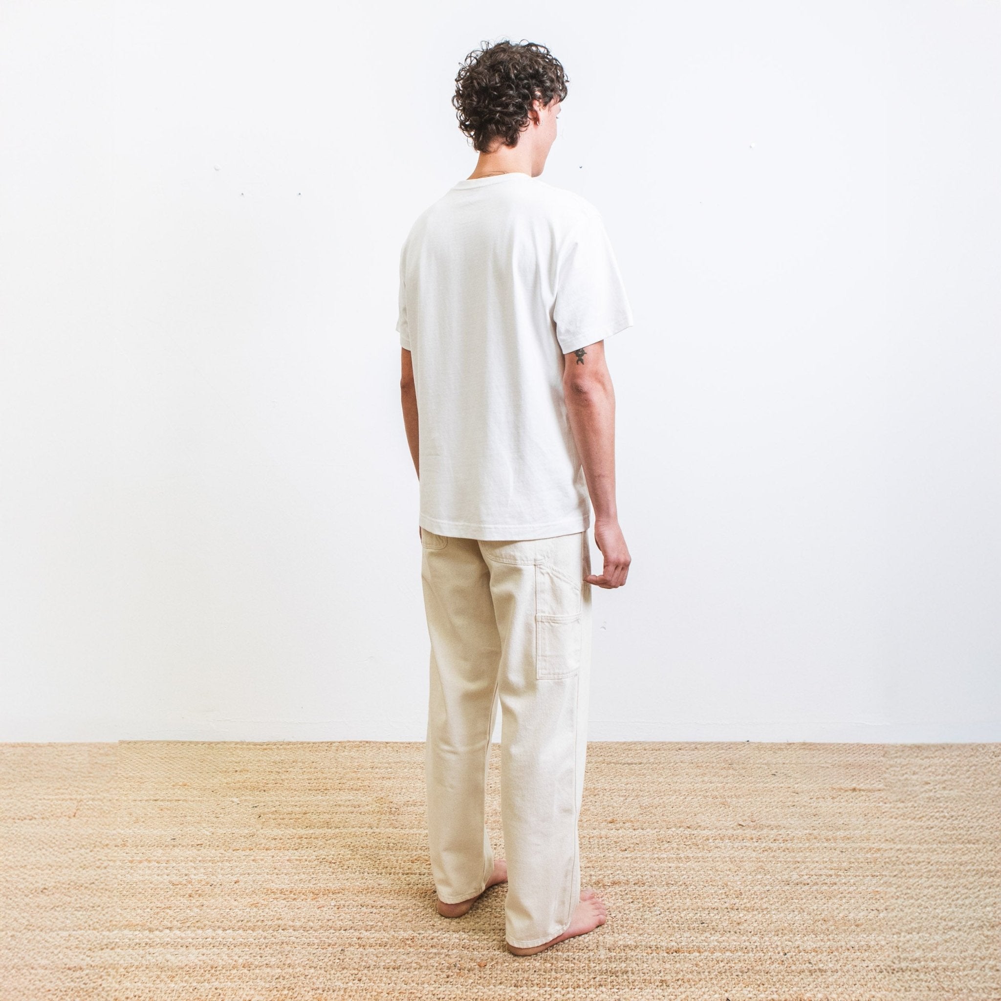 Pantalon DN.CHARPENTIER _ Coupe ample Naturel - Ateliers de Nîmes