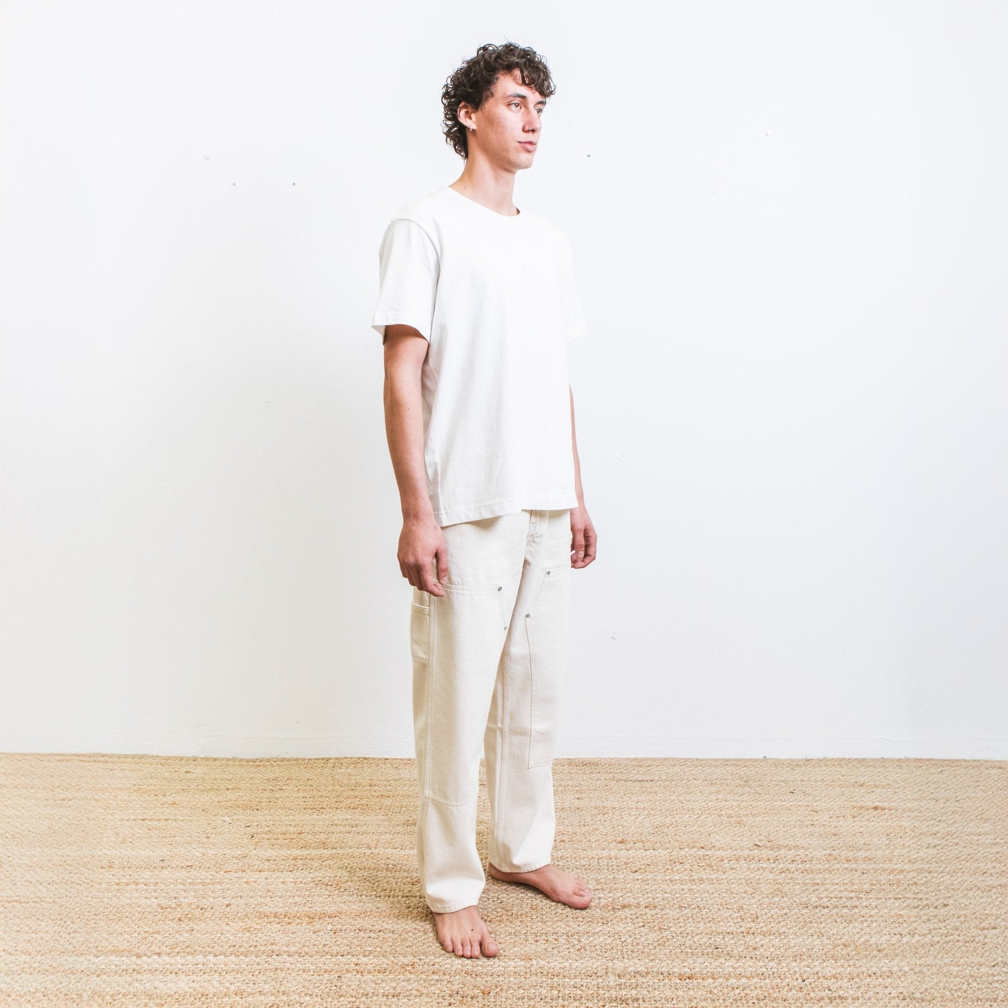 Pantalon DN.CHARPENTIER _ Coupe ample Naturel - Ateliers de Nîmes